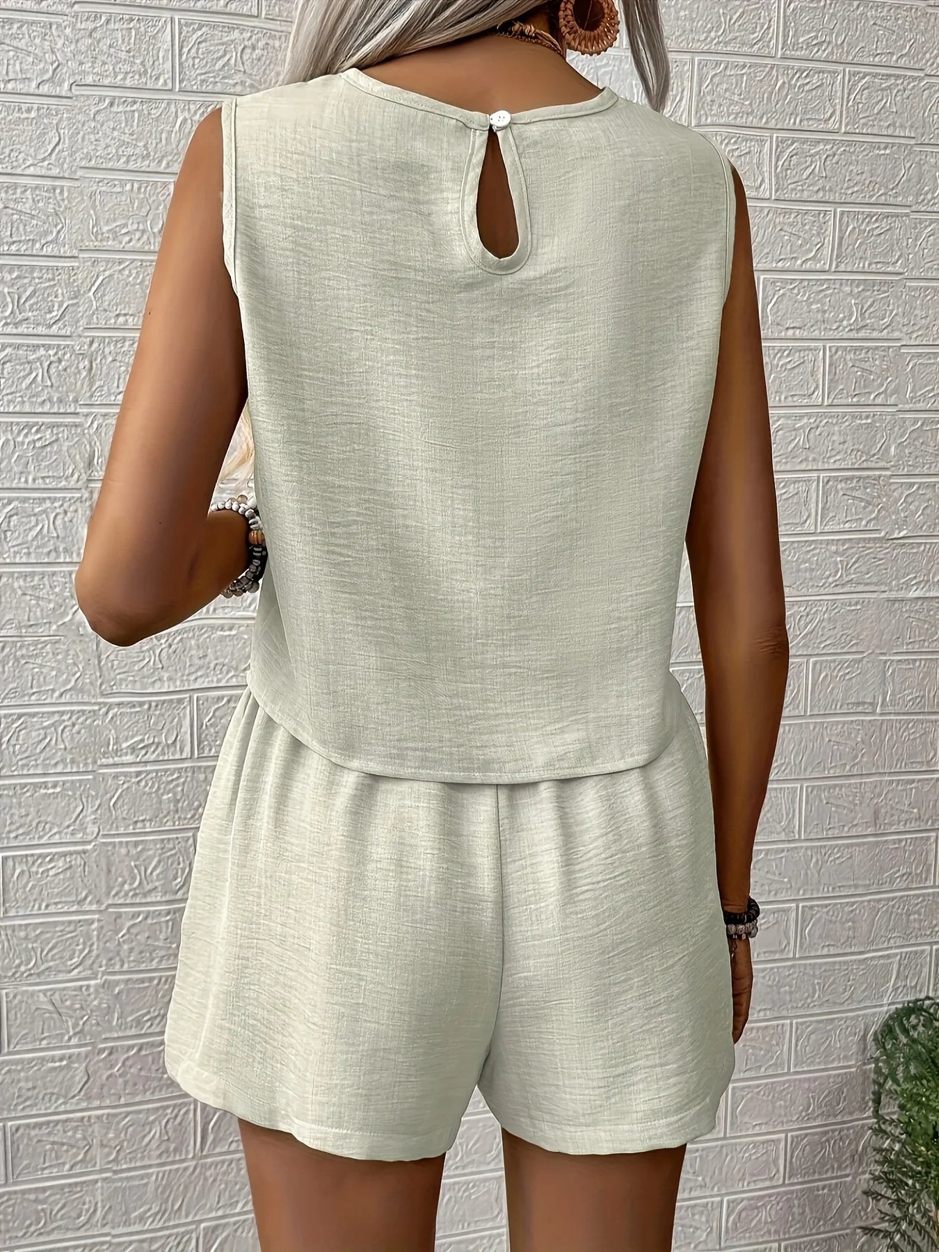 Apricot Ladies Large Size Woven Casual Set Comfortable Fashionable plus Size Outfit Women's Clothing Set Apricot