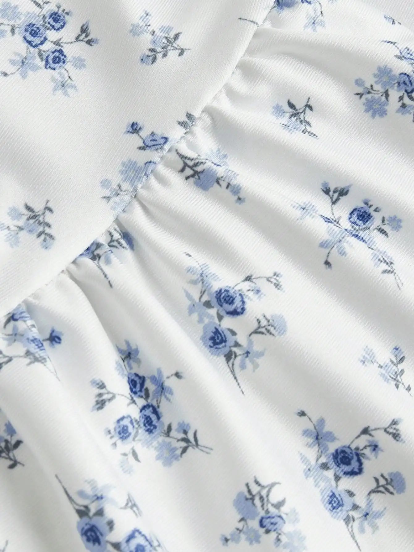 European and American spring and summer flower print lace neckline casual pants set