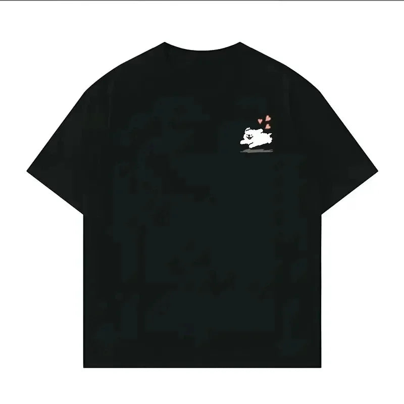 2025 Vintage Funny Ibuprofen Cat Meme Graphic T Shirt Men Women Humor Fashion T Shirts Oversized Casual Streetwear T-shirts