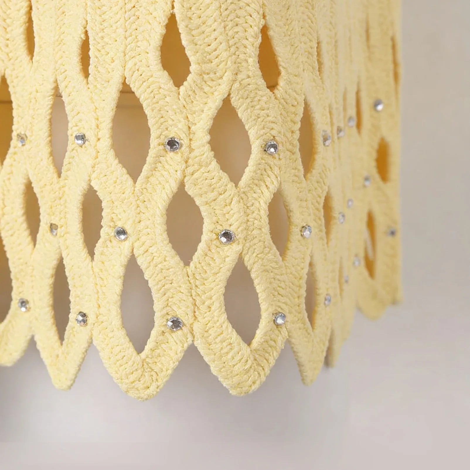 Women's French Vacation Style Hollow Out Rhinestone Knitted Vest + Skirt Set