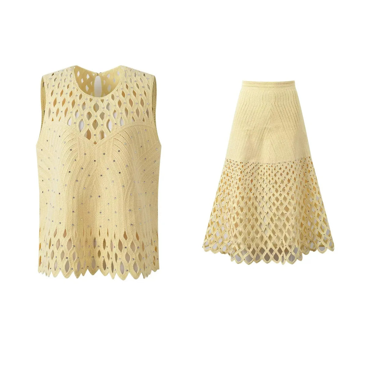 French Style Knitted Set